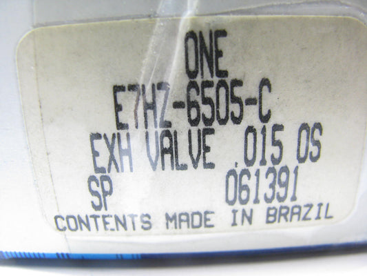(6) NEW - OEM Ford E7HZ-6505-C Exhaust Valve 0.015'' O/S 1987-94 6.6L 7.8L-L6 FTO
