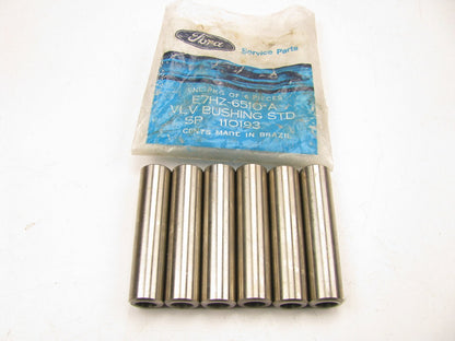 (6) NEW - OEM Ford E7HZ-6510-A Engine Valve Guide Bushings - 6.6L 7.8L FTO