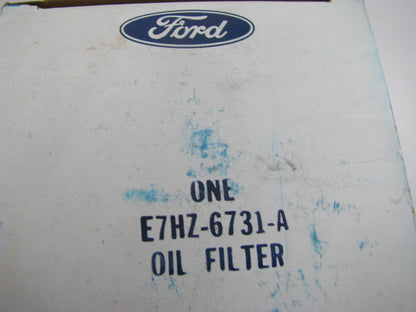 (1) NEW GENUINE OEM Ford E7HZ-6731-A Heavy Duty Diesel Oil Filter B600 F700 F800