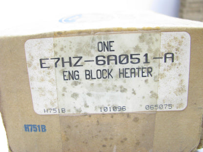 NOS OEM Ford E7HZ-6A051-A Engine Block Heater Element 1500W 120V