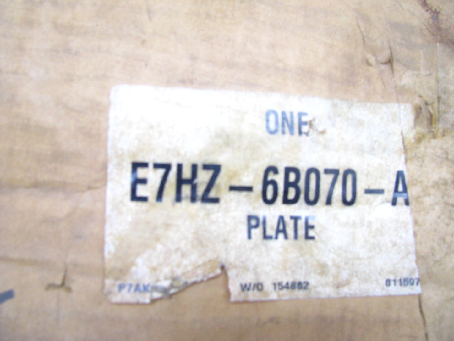 NEW Ford E7HZ-6B070-A Front Engine Cover Plate 1987-1994 6.6L 7.8L-L6 FTO Diesel