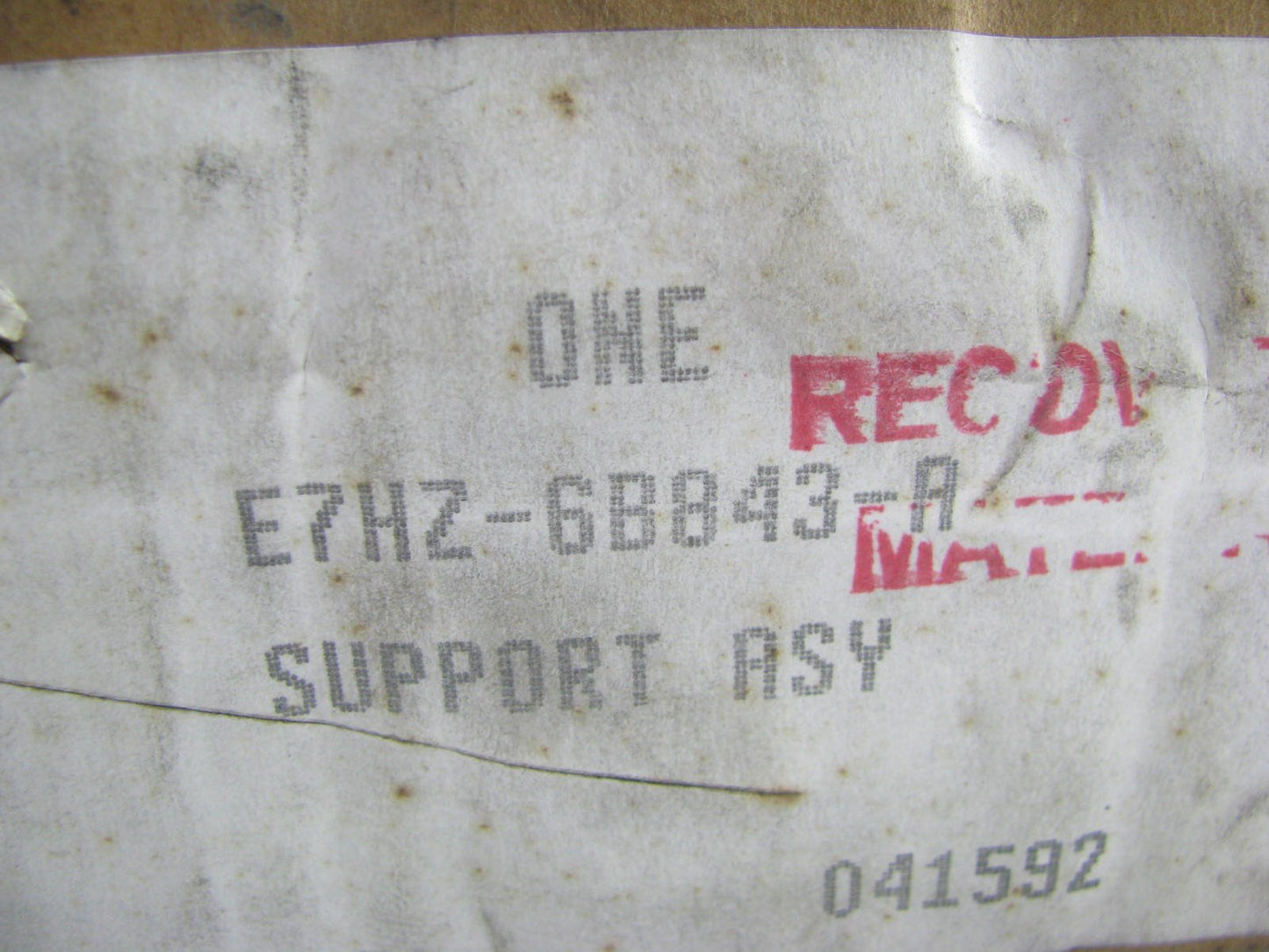 Ford OEM E7HZ-6B843-A Oil Cooler Mounting Support 1987-1994 6.6L 7.8L FTO Diesel