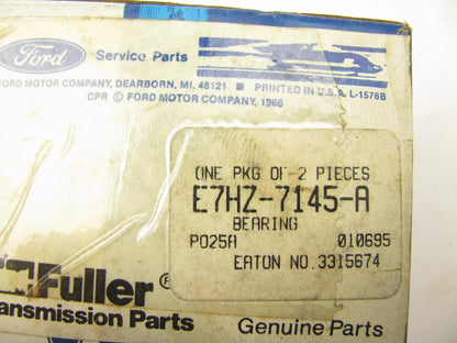 (2) NEW OEM Ford E7HZ-7145-A Transmission Reverse Idler Bearing For Eaton Fuller