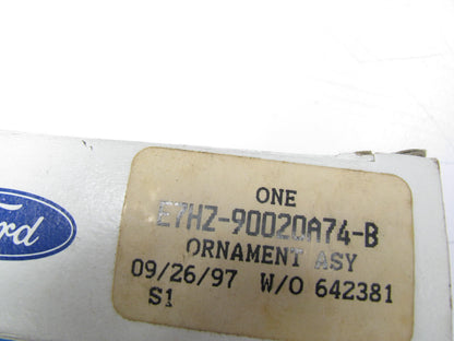 NEW - OEM Ford E7HZ-90020A74-B Cowl Side Ornament Emblem 1987-1997 L9000 Diesel