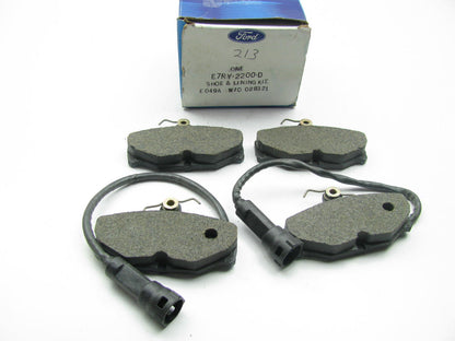 NEW - OEM Ford E7RY-2200-D Rear Disc Brake Pads For 1988-1989 Merkur Scorpio