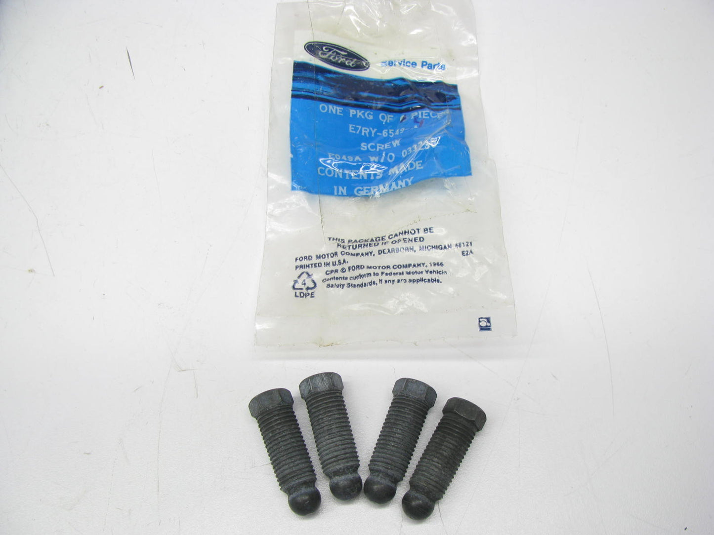 (4) NEW - OEM Ford E7RY-6549-A Rocker Arm Adjusting Screw 1987-88 Tracer 1.6L-L4