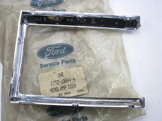 NEW - OEM Ford E7TZ-13064-A Front Right Headlamp Door 1987-91 F-Series & Bronco
