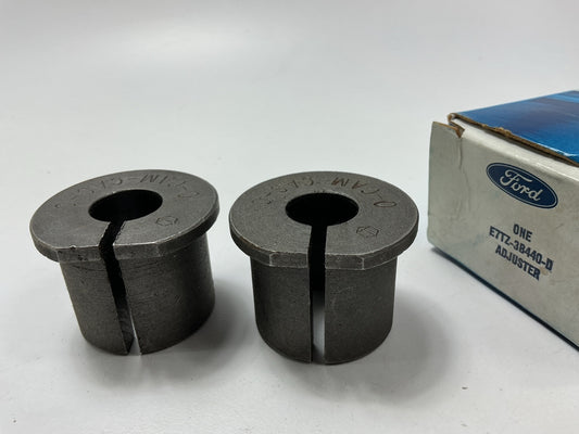 (2) NEW - OEM Ford E7TZ-3B440-D Alignment Caster Camber Bushing - 0 Degree RWD