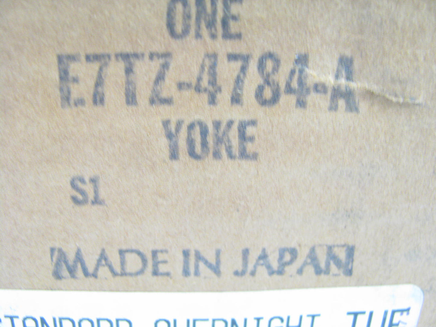 NEW - OEM Ford E7TZ-4784-A Double Cardan CV H Yoke - 2-26-367