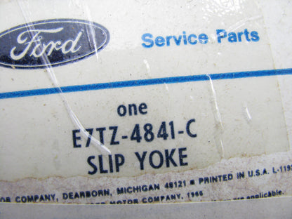 NEW - OEM Ford E7TZ-4841-C Front Axle Slip Yoke 1991-1992 Explorer 4.0L 4WD