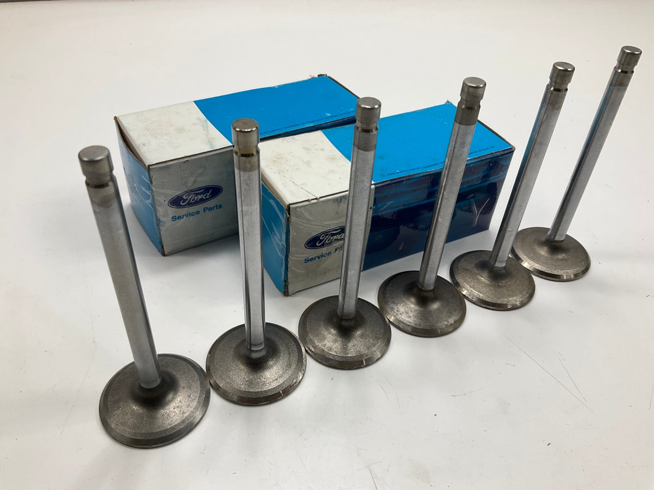(6) NEW - OEM Ford E7TZ-6507-G Engine Intake Valve - 1985-1996 300 4.9L-L6