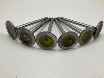 (6) NEW - OEM Ford E7TZ-6507-G Engine Intake Valve - 1985-1996 300 4.9L-L6