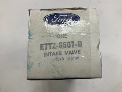 (6) NEW - OEM Ford E7TZ-6507-G Engine Intake Valve - 1985-1996 300 4.9L-L6