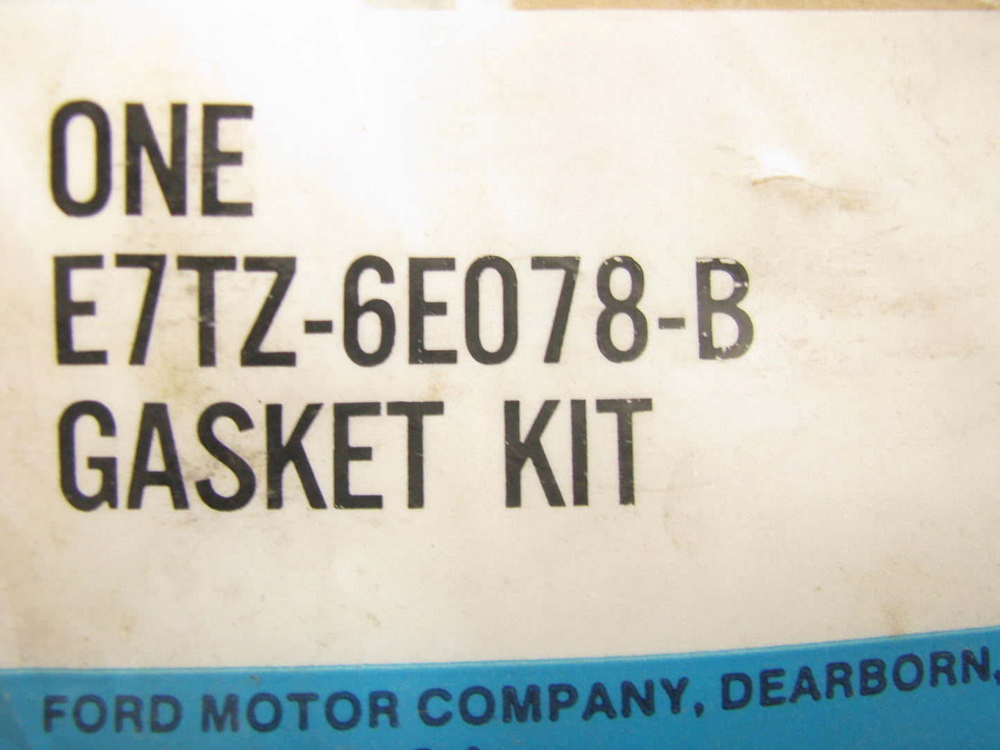 NEW OEM 1987 Ford 5.0L 302 V8 Lower Engine Oil Pan (Conversion) Gasket Set