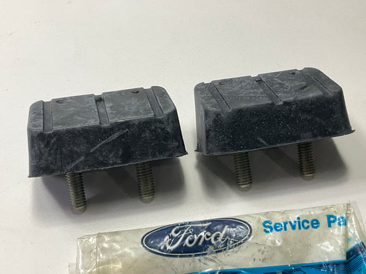 (2) NEW - OEM Ford E7TZ-99439A00-A Tailgate Bumper 1987-1991 F150 F250 F350