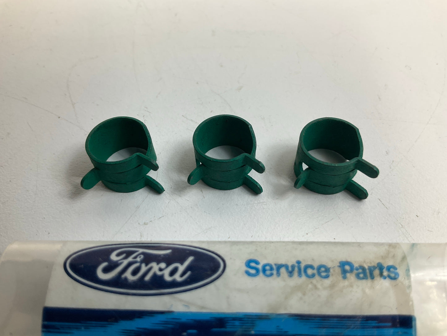 (3) NEW - OEM Ford E7TZ-9B255-B Fuel Filter Hose Clip, 1987-1991 7.3L-V8 Diesel