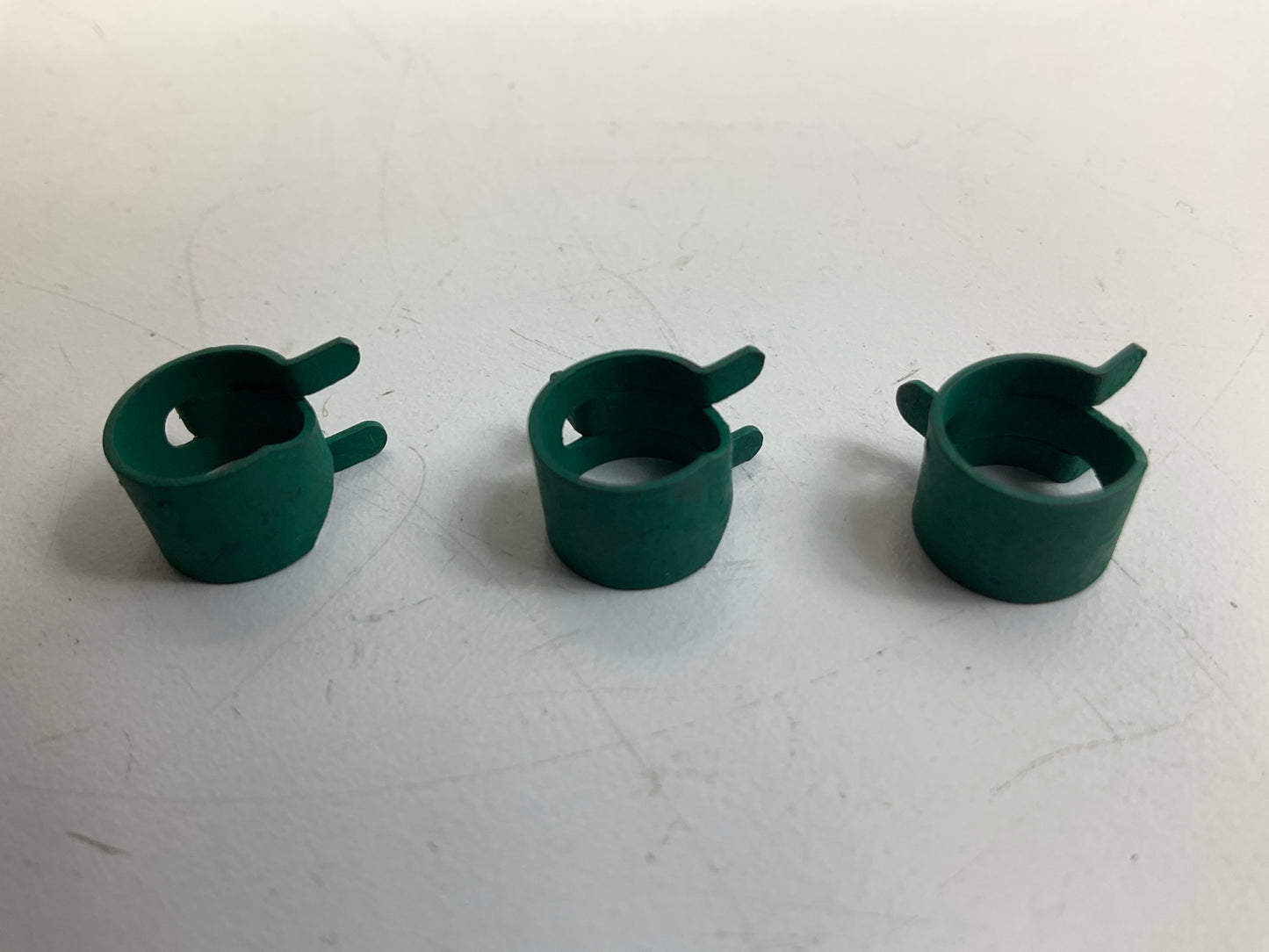 (3) NEW - OEM Ford E7TZ-9B255-B Fuel Filter Hose Clip, 1987-1991 7.3L-V8 Diesel