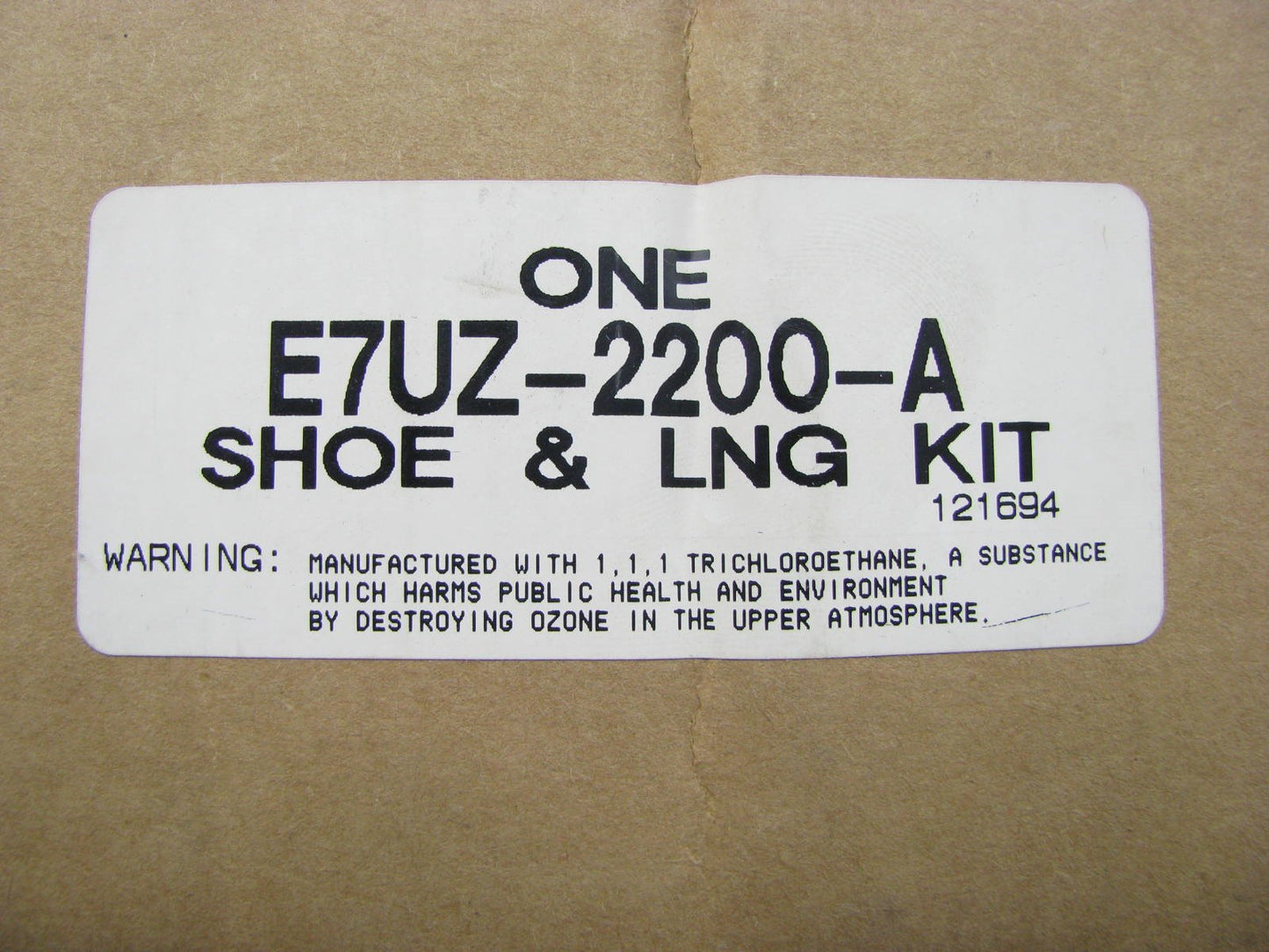 NEW GENUINE OEM Ford E7UZ-2200-A Rear Drum Brake Shoes