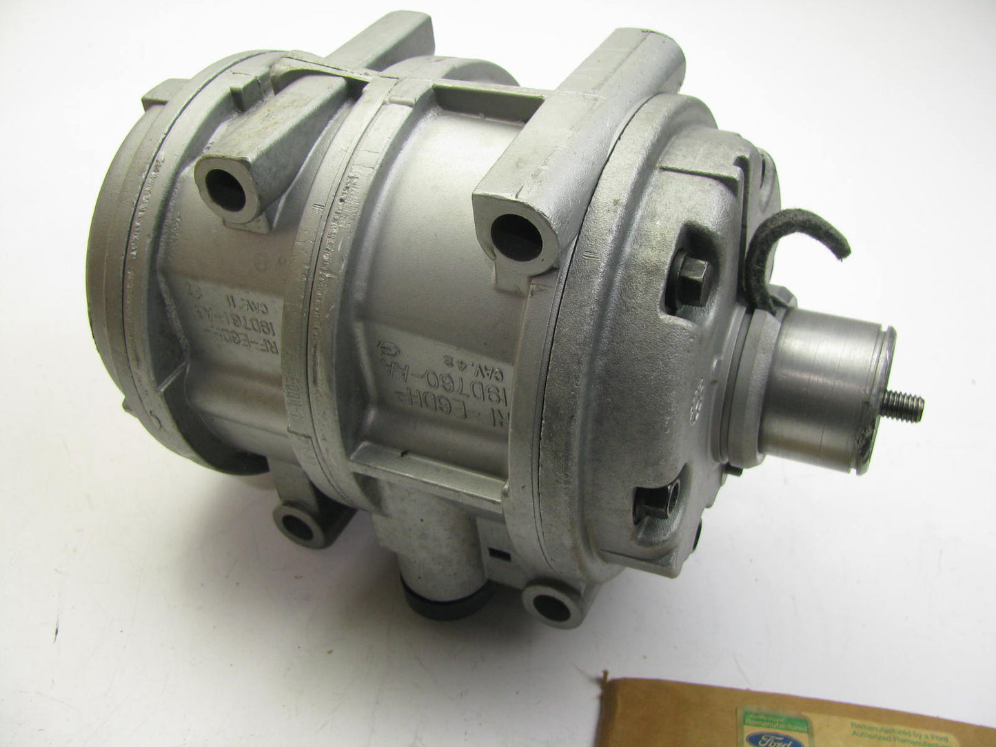 Reman. OEM Ford E7VY-19703-AX A/C Compressor WITHOUT CLUTCH