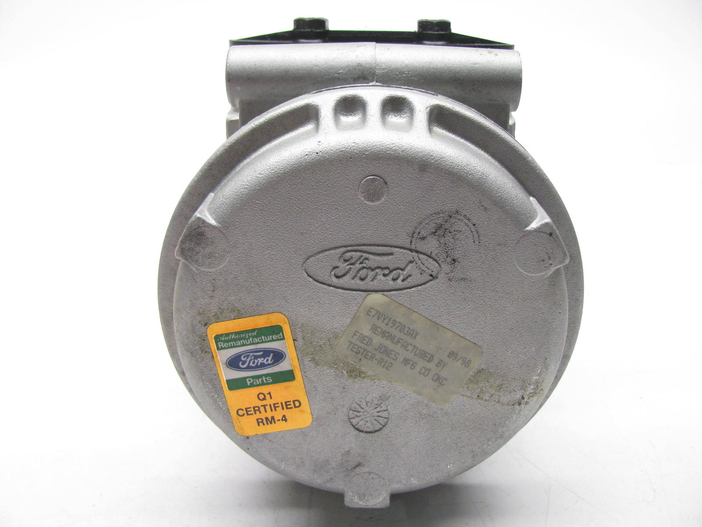 Reman. OEM Ford E7VY-19703-AX A/C Compressor WITHOUT CLUTCH