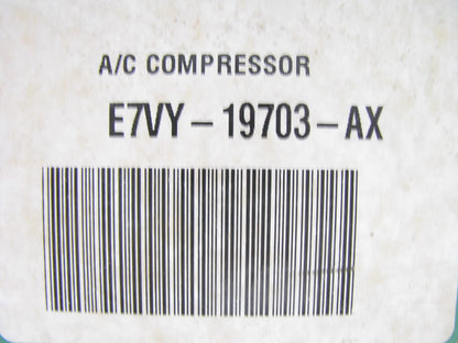 Reman. OEM Ford E7VY-19703-AX A/C Compressor WITHOUT CLUTCH