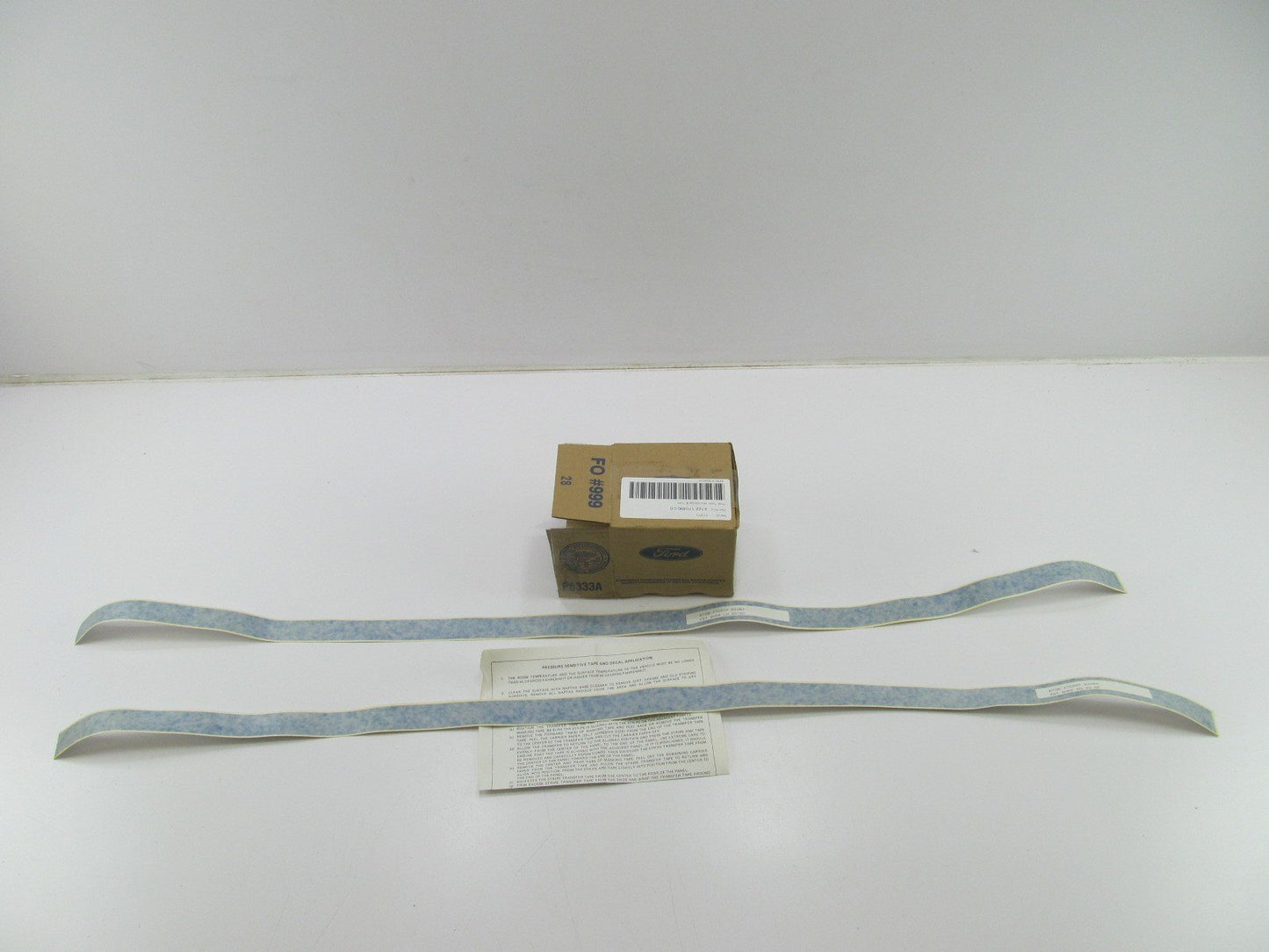 NOS OEM Ford Front Bumper BLUE Stripe Kit E7ZZ-17D890-CB 1987-91 Ford Mustang GT