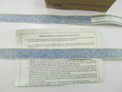 NOS OEM Ford Front Bumper BLUE Stripe Kit E7ZZ-17D890-CB 1987-91 Ford Mustang GT