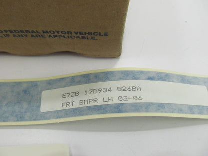 NOS OEM Ford Front Bumper BLUE Stripe Kit E7ZZ-17D890-CB 1987-91 Ford Mustang GT