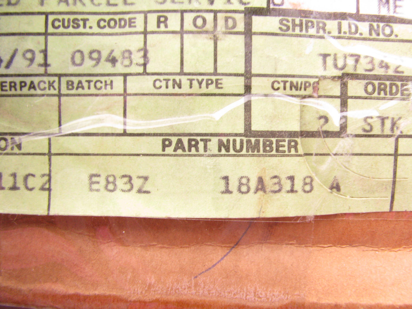 NEW - OEM Ford E83Z-18A318-A HVAC Vacuum Motor 1988 Tempo & Topaz