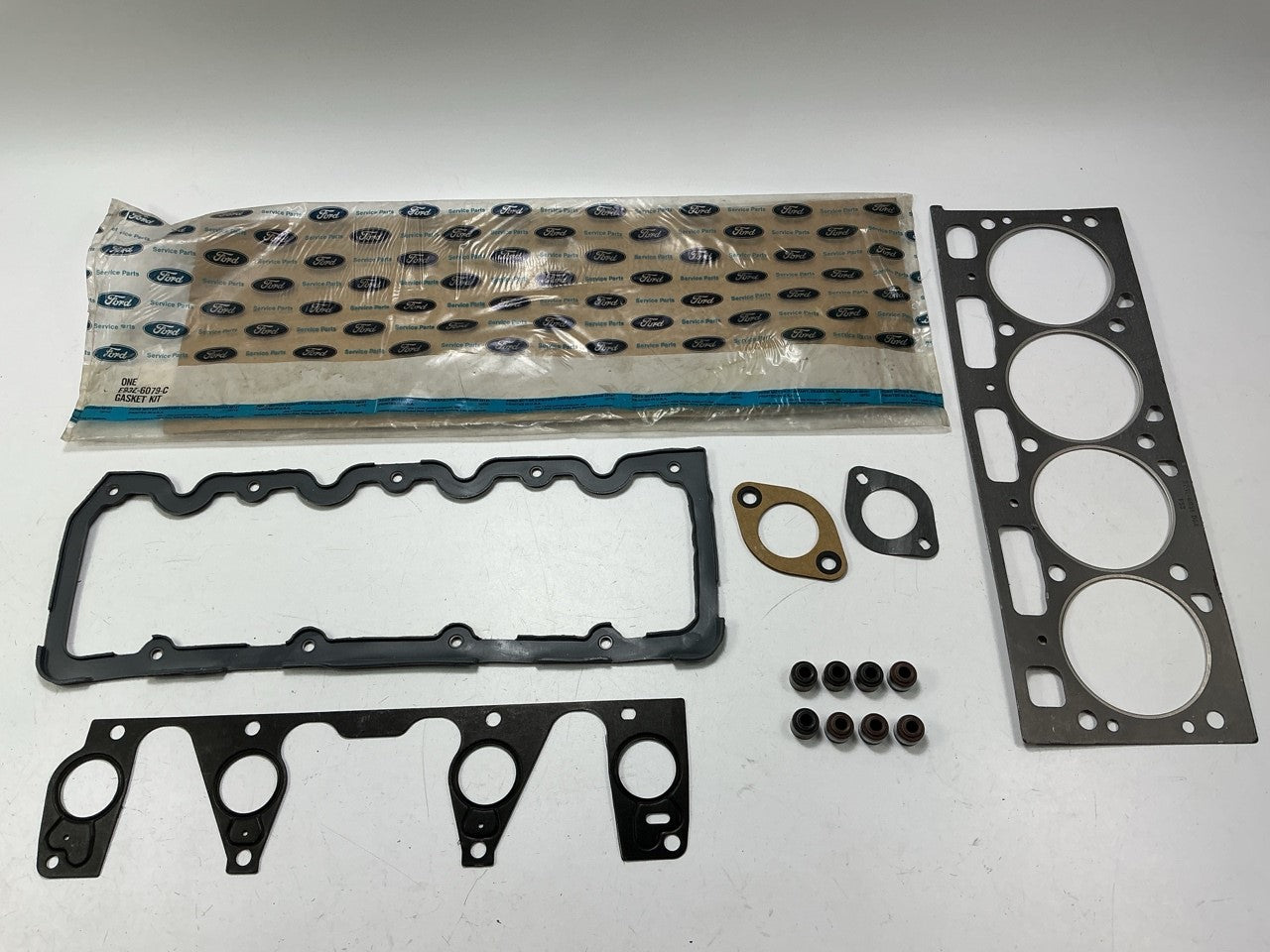 New GENUINE OEM FORD Engine Cylinder Head Gasket Set 86-89 Tempo, Topaz 2.3L