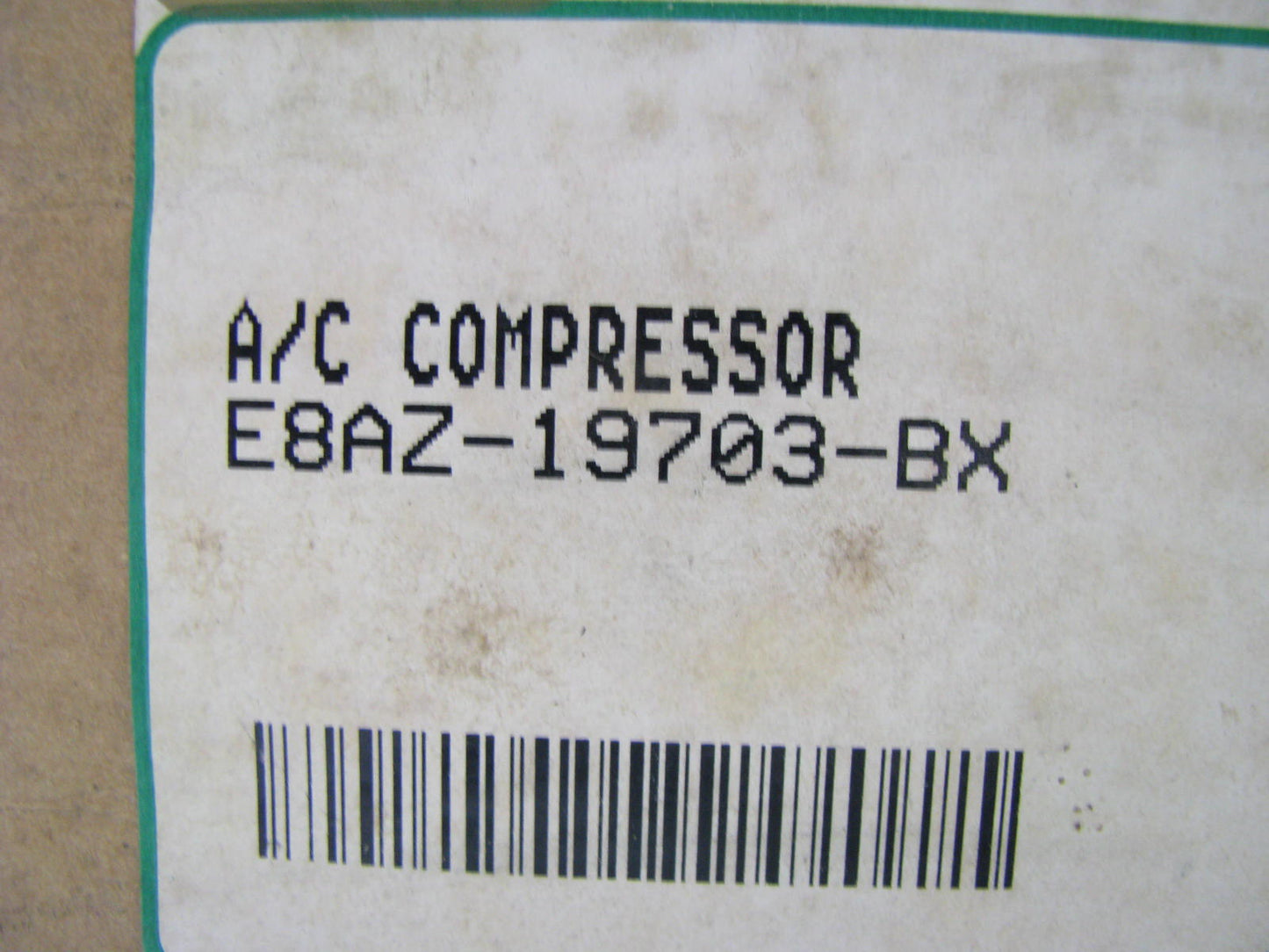 REMAN - OEM Ford E8AZ-19703-BX A/C Compressor Without Clutch