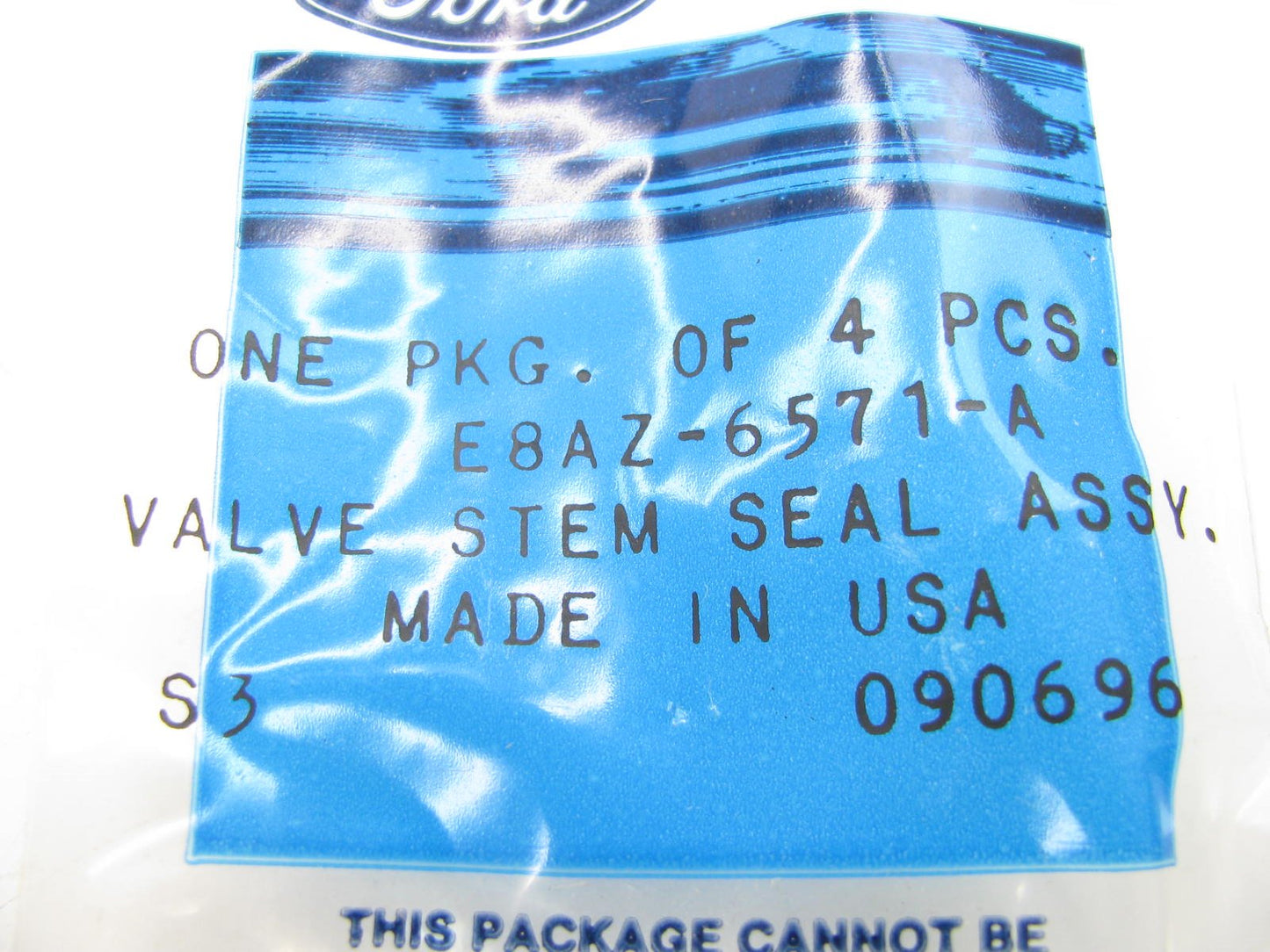 (4) Genuine OEM Ford E8AZ-6571-A Engine Valve Stem Oil Seals