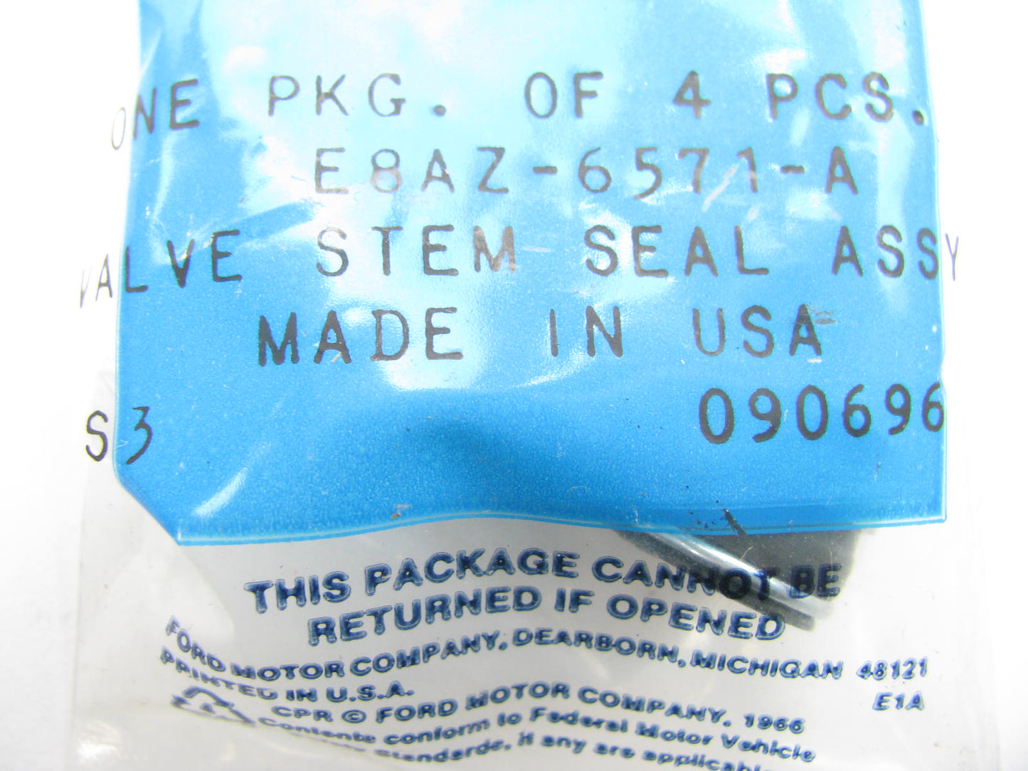 (8) NEW - OEM Ford E8AZ-6571-A Engine Valve Stem Seals