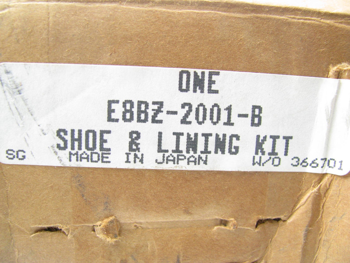 NEW GENUINE OEM Ford E8BZ-2001-B FRONT Disc Brake Pads For 88-93 Ford Festiva