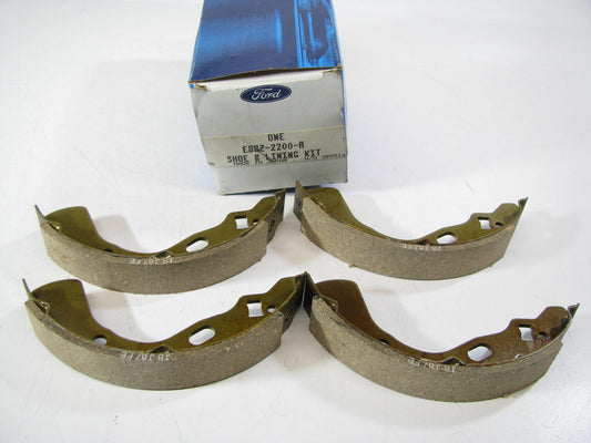 New Rear Drum Brake Shoes OEM FORD 88-89 Festiva E8BZ-2200-A