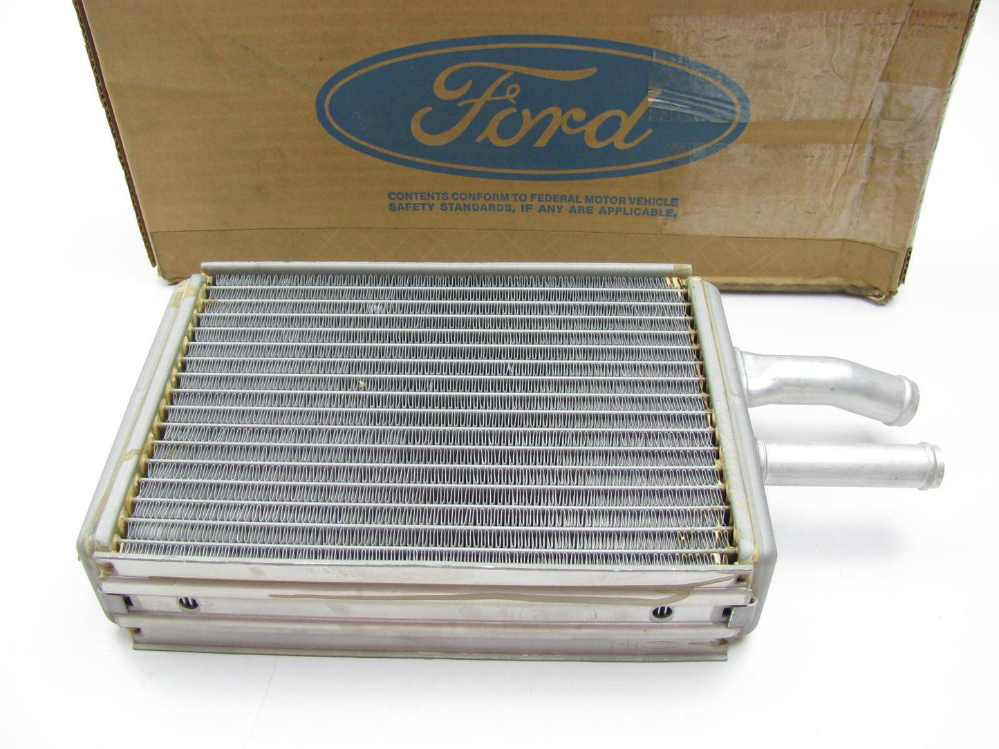 New GENUINE OEM 1988-90 FORD Escort HVAC Heater Core E8FZ-18476-A (W/O A/C ONLY)