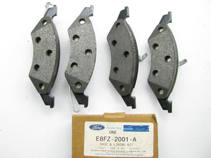 NEW GENUINE OEM Ford Front Disc Brake Pads # E8FZ-2001-A