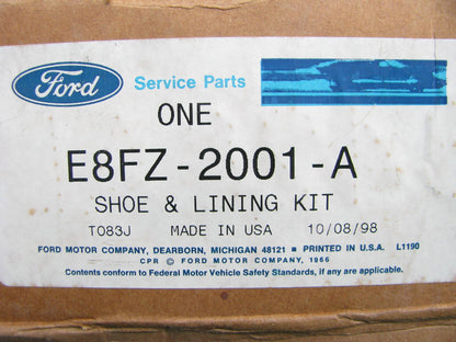 NEW GENUINE OEM Ford Front Disc Brake Pads # E8FZ-2001-A