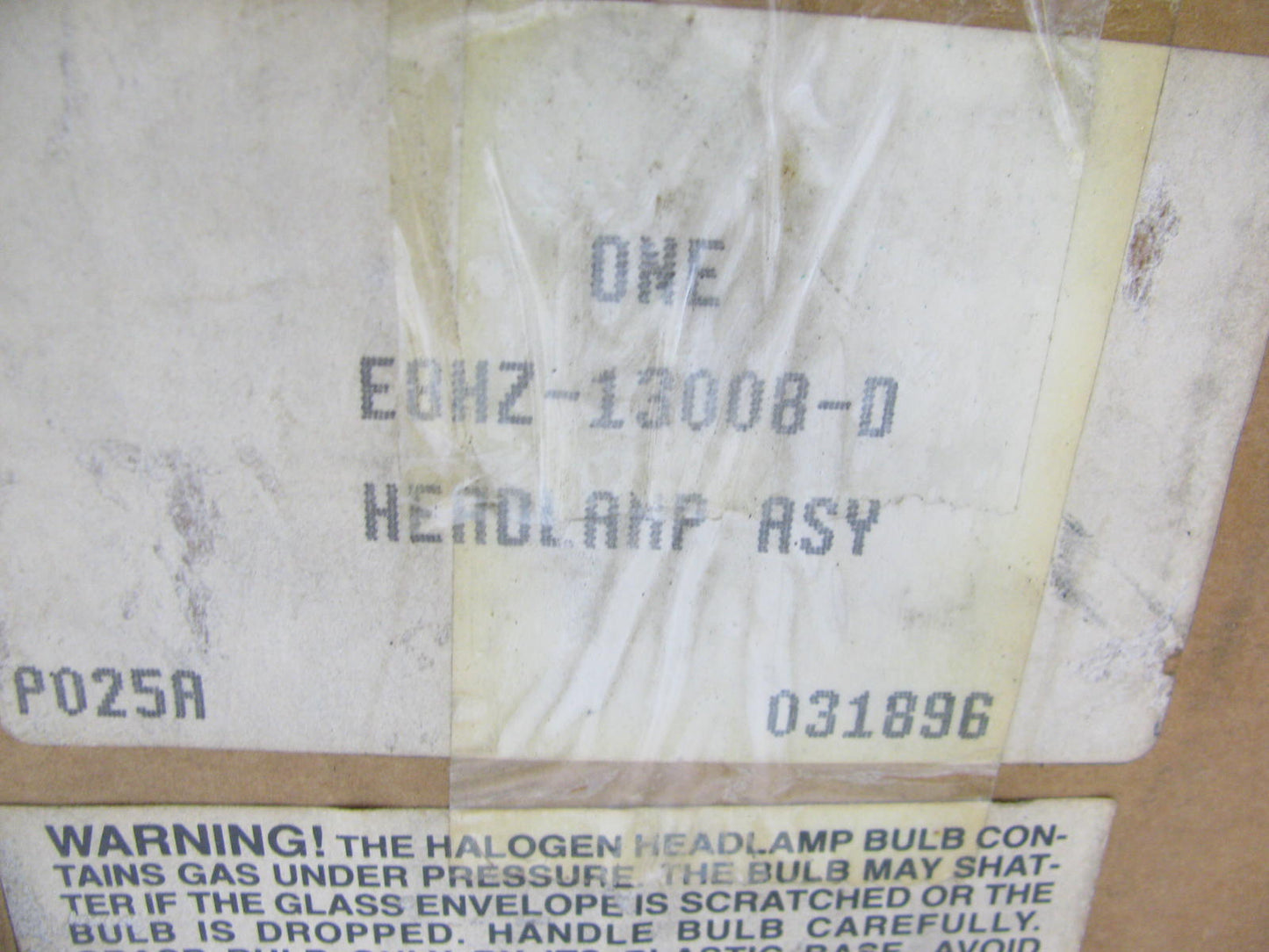 NOS OEM Ford E8HZ-13008-D L.H. Left Side Headlight Headlamp
