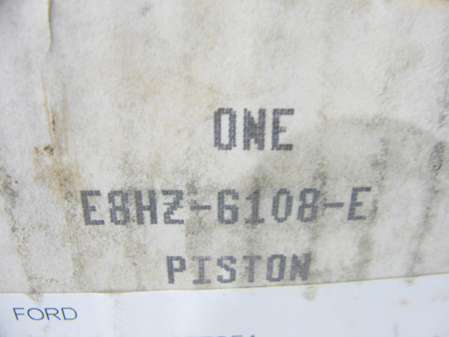 (6) NEW - OEM Ford E8HZ-6108-E Piston .040'' For 88-93 6.6L FTO Diesel 165HP CALI