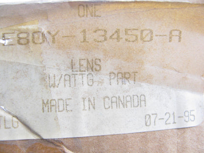 NOS OEM 1988-1989 Lincoln Continental Tail Light Lamp LENS ONLY RH E8OY-13450-A