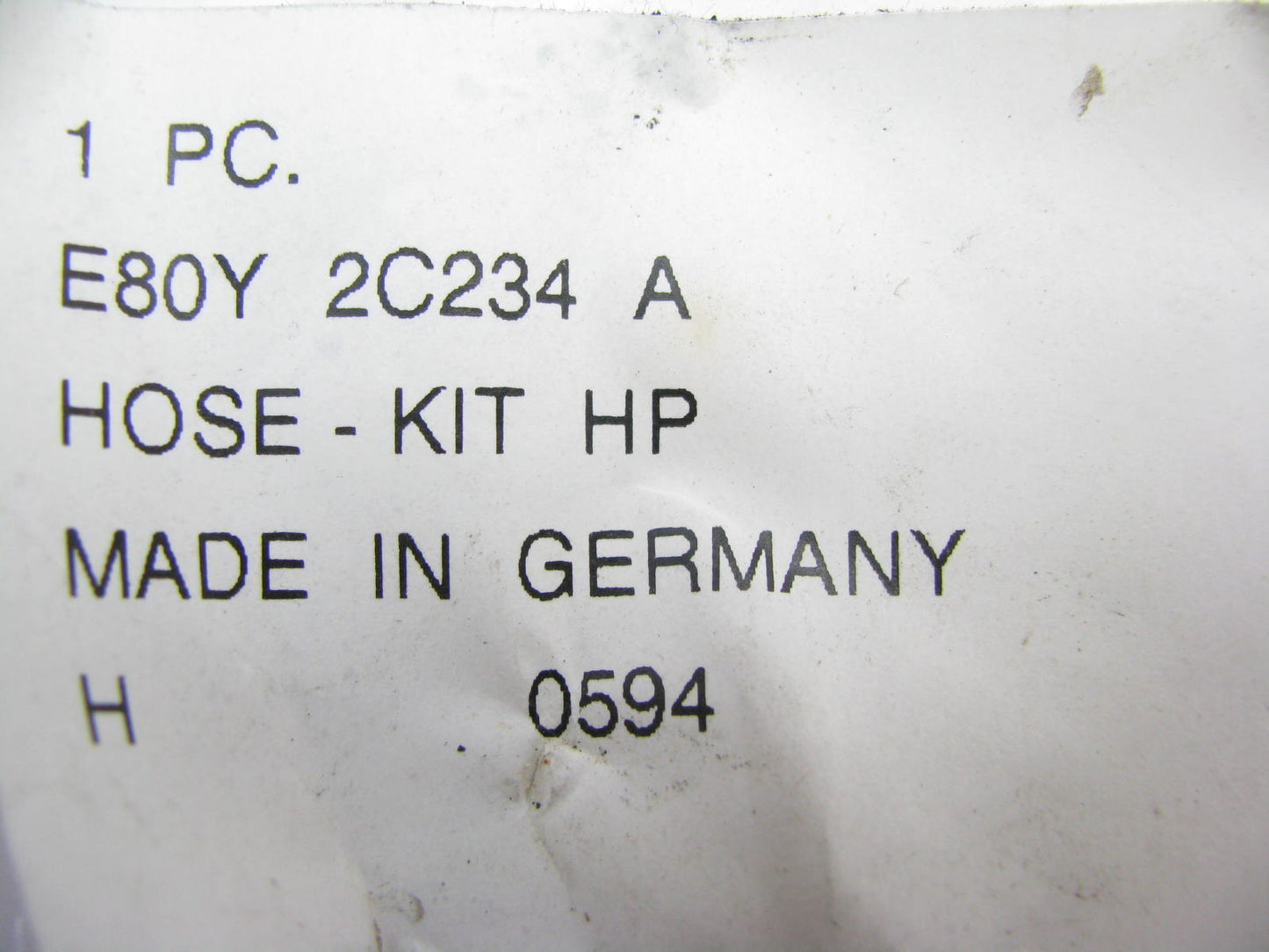 NEW - OEM Ford E8OY-2C234-A High Pressure Brake Hose 1988-90 Lincoln Continental