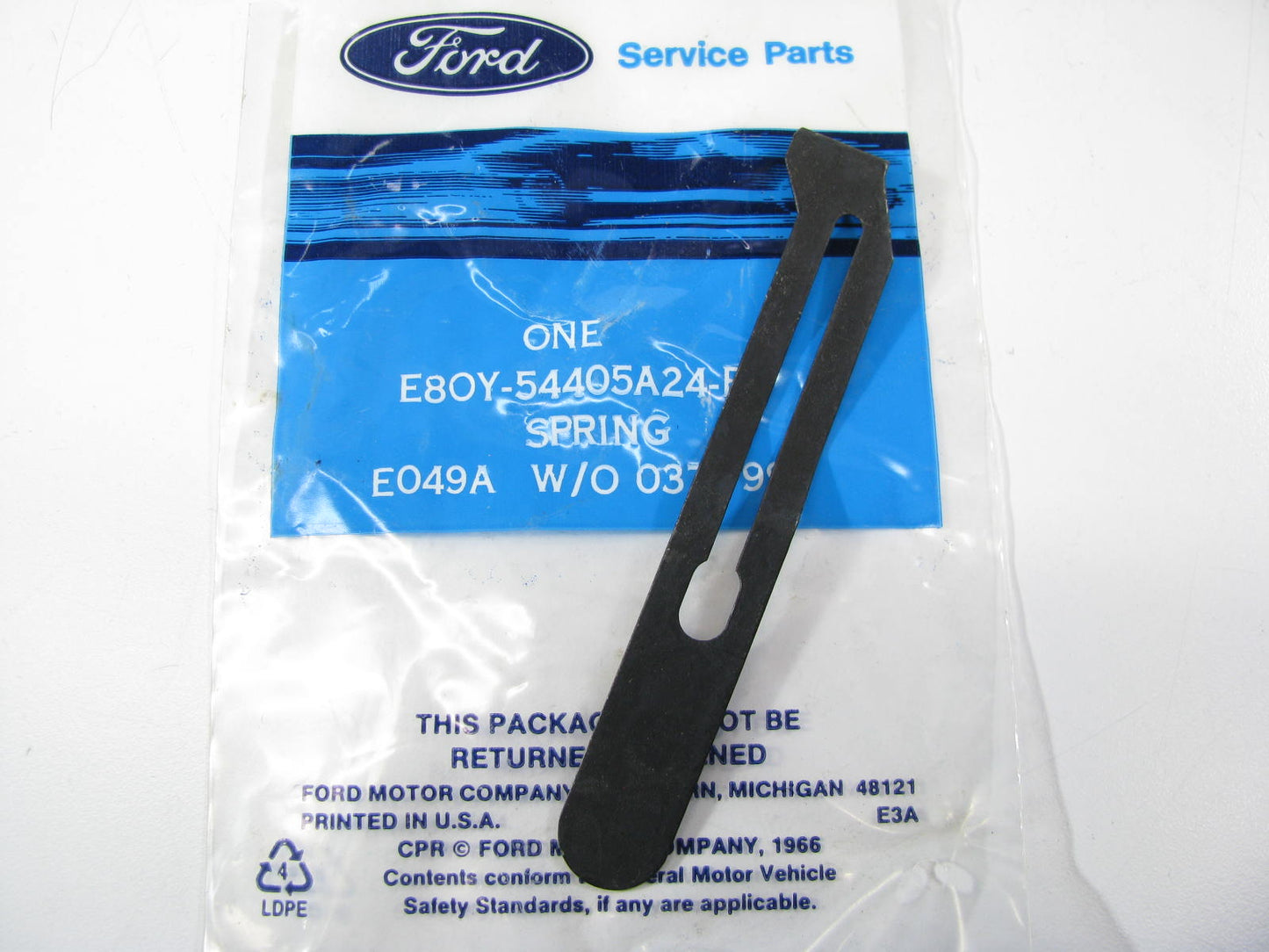 NEW - OEM Ford E8OY-54405A24-B Fuel Filler Door Hinge Spring 1988-90 Continental