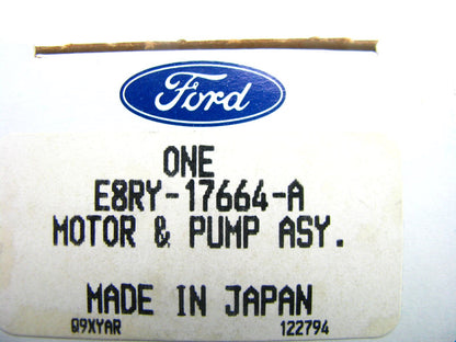 NOS OEM Ford E8RY-17664-A Windshield Washer Pump (UNIVERSAL Apps) 86AB-17K624-BA