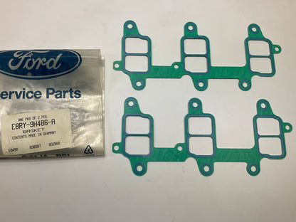(2) NEW - OEM Ford E8RY-9H486-A Intake Manifold Gasket 1987-1989 Merkur Scorpio