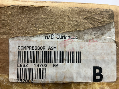 NEW - OEM Ford E8SZ-19703-BA A/C Compressor W/O Clutch - E8SH-19D623-AA