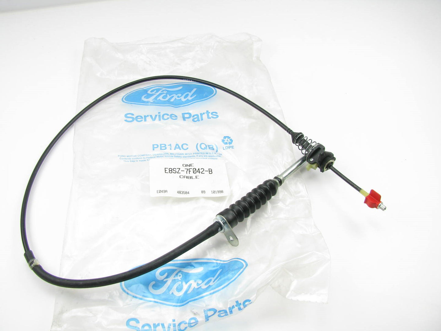 NEW - OEM Ford E8SZ-7F042-B Transmission Shift Cable 88 Thunderbird Cougar 3.8L