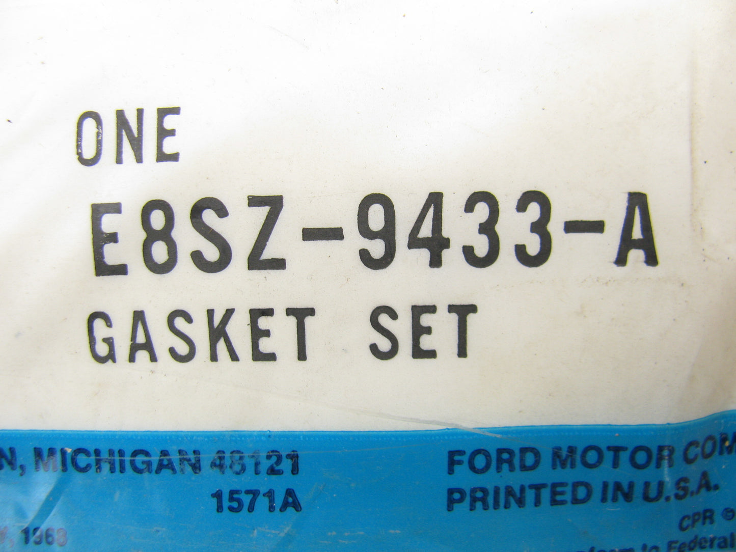 Ford E8SZ-9433-A Engine Intake Manifold Gasket Set 1988-1995 3.8L