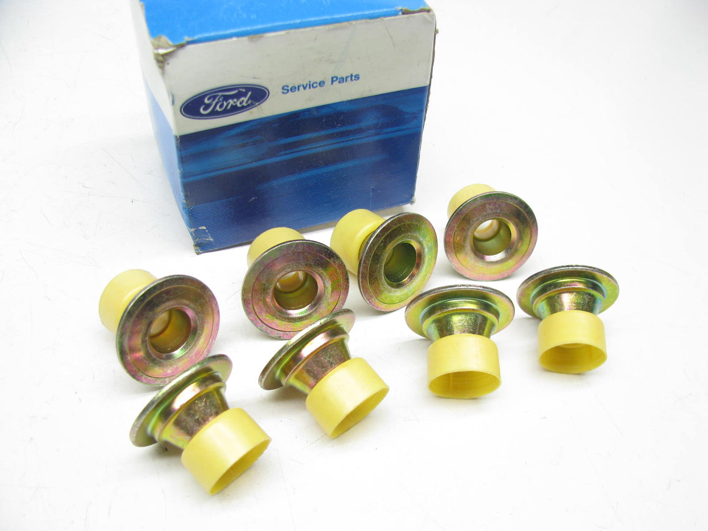 (8) NEW - OEM Ford E8TZ-6514-A Exhaust Valve Spring Retainer 1988-94 7.3L Diesel
