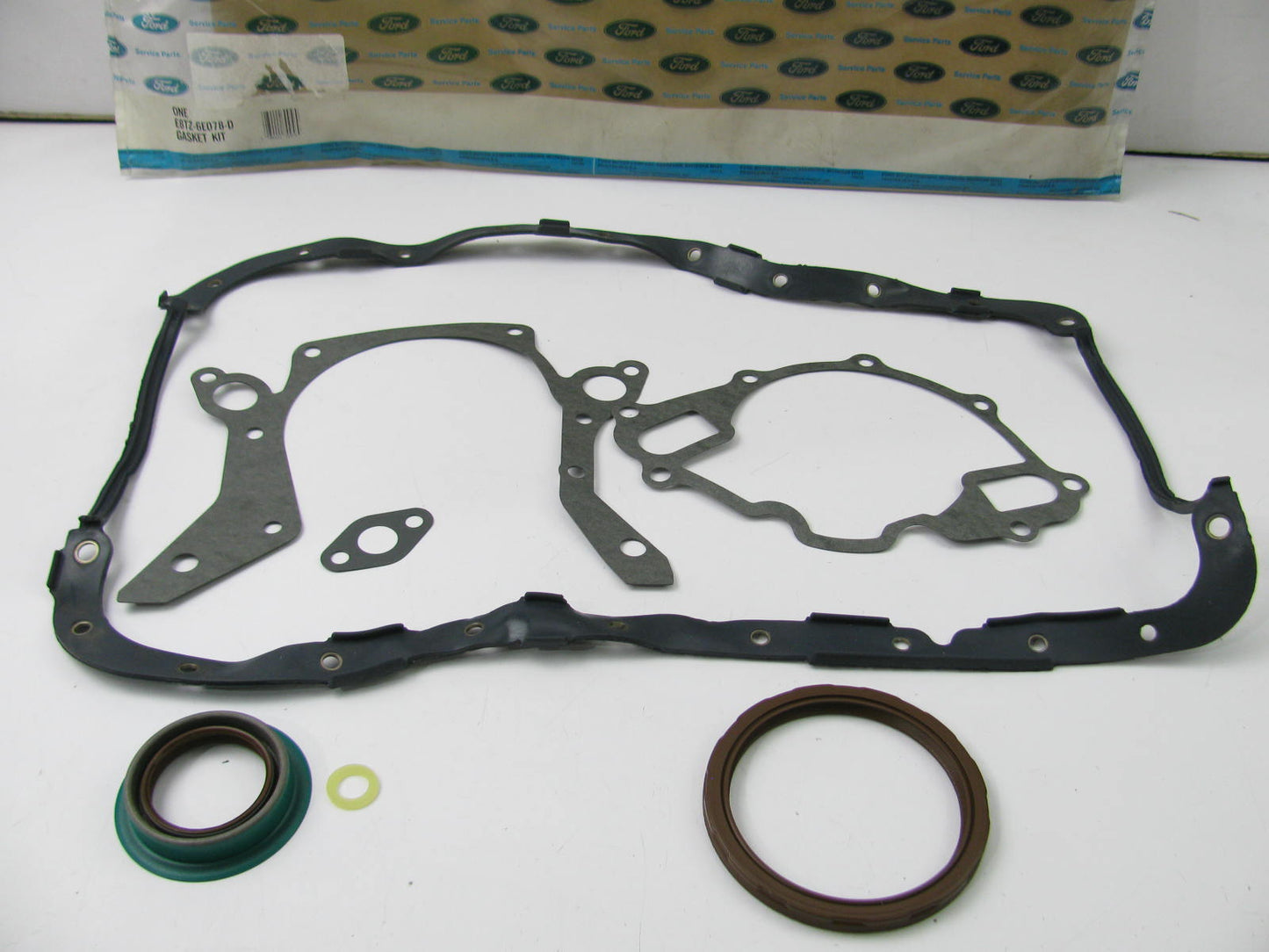 OEM Ford E8TZ-6E078-D Engine Conversion Gasket Set  (Lower Oil Pan Gaskets) 5.8L